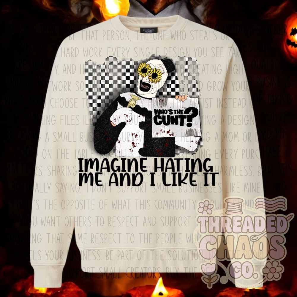 Black and White Graphic women’s Sweater